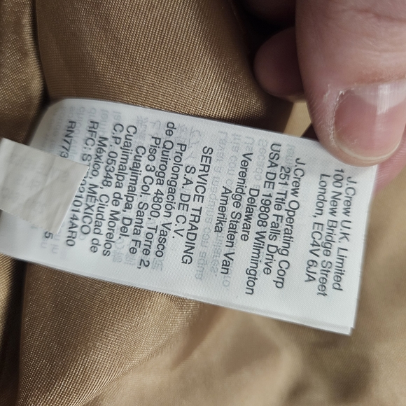 J Crew Women’s Plush Fleece Excursion Vest Size Medium Light Brown Cognac Teddy - Picture 10 of 10